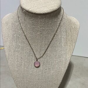 Elegant Pink Pendant Necklace